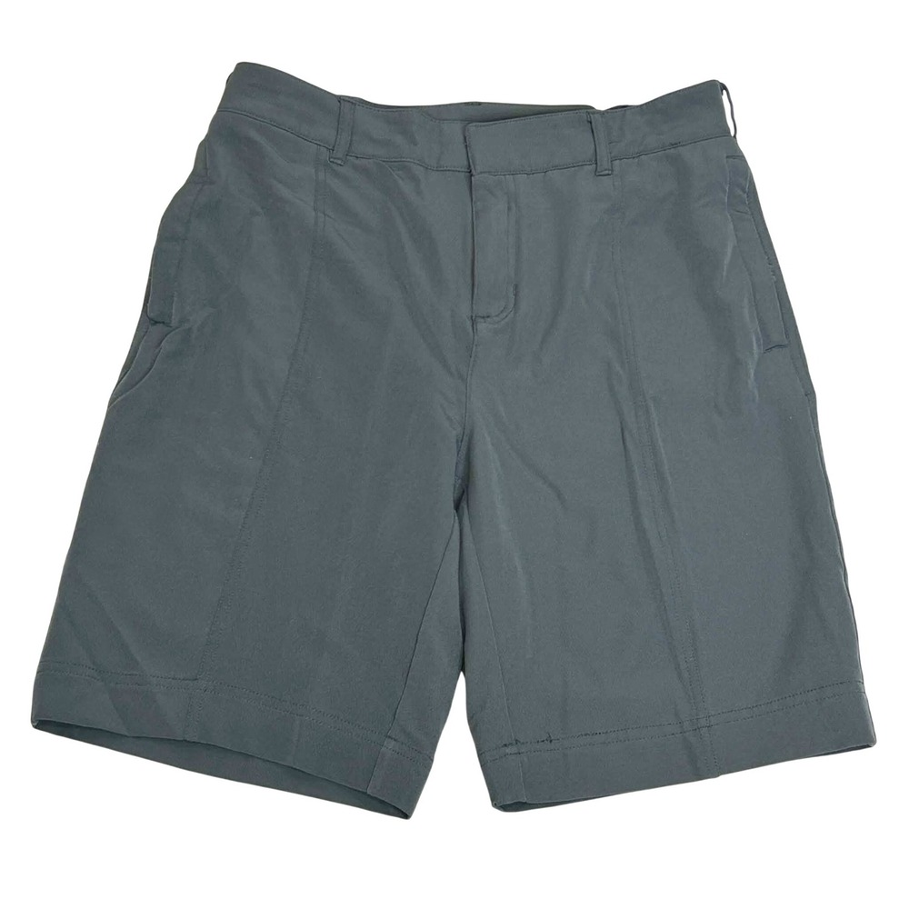 32 Degrees Cool Women Gray Active Stretch Shorts Size 6 Charcoal Hiking Golf